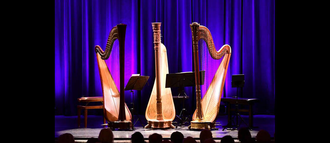 Das war - Harfenzauber mit dem Ensemble Harfeo - im Parktheater 27. November 2022