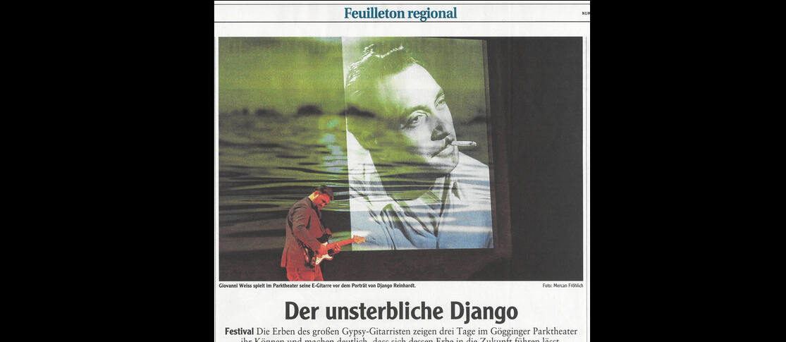 Augsburger Allgemeine Feuilleton über "Internationales Django Reinhardt Festival"