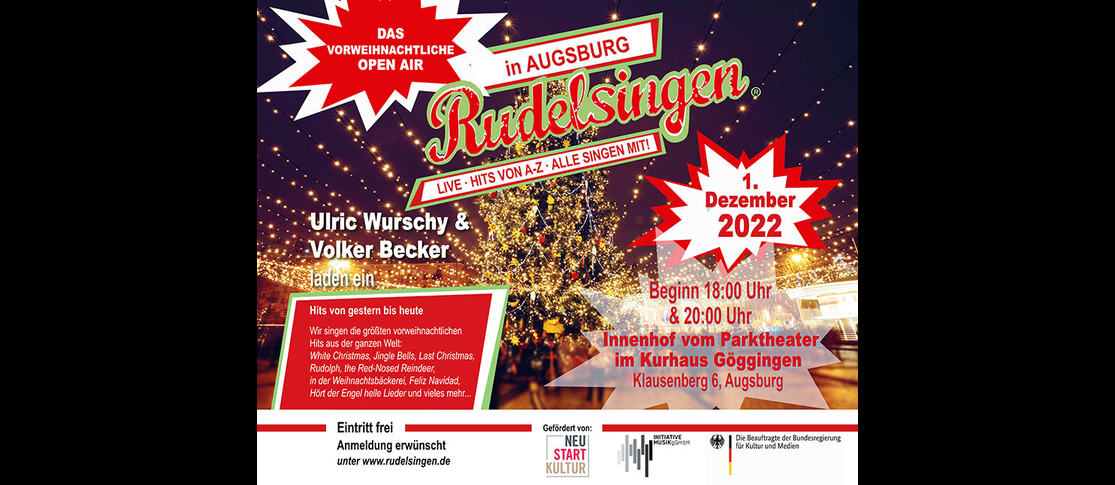 Xmas open Air Tour RUDELSINGEN 2022 Parktheater im Kurhaus Göggingen